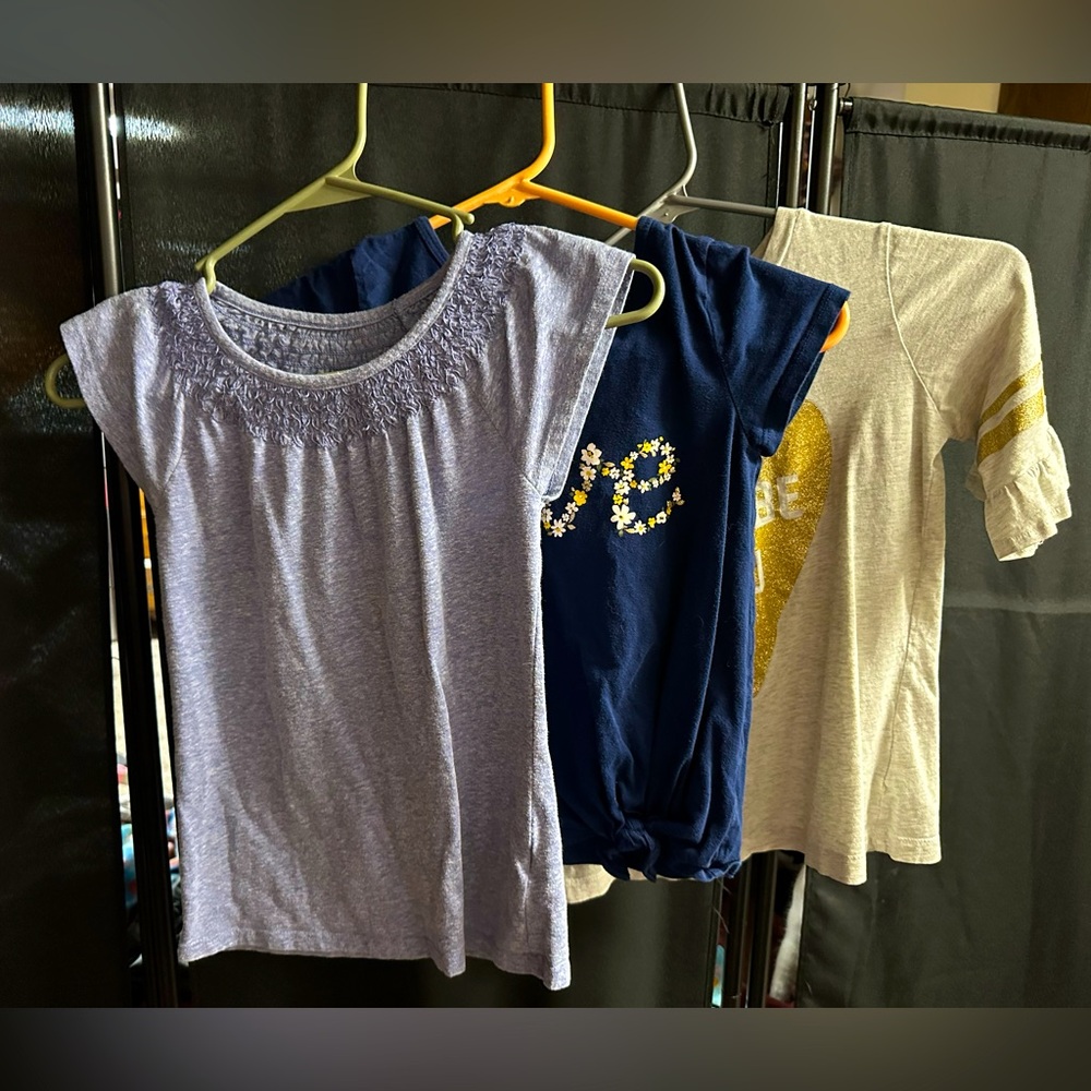 3pk Girls 10/12 Tops